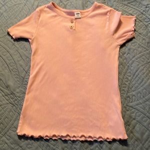 Old Navy soft pink ribbed top.
